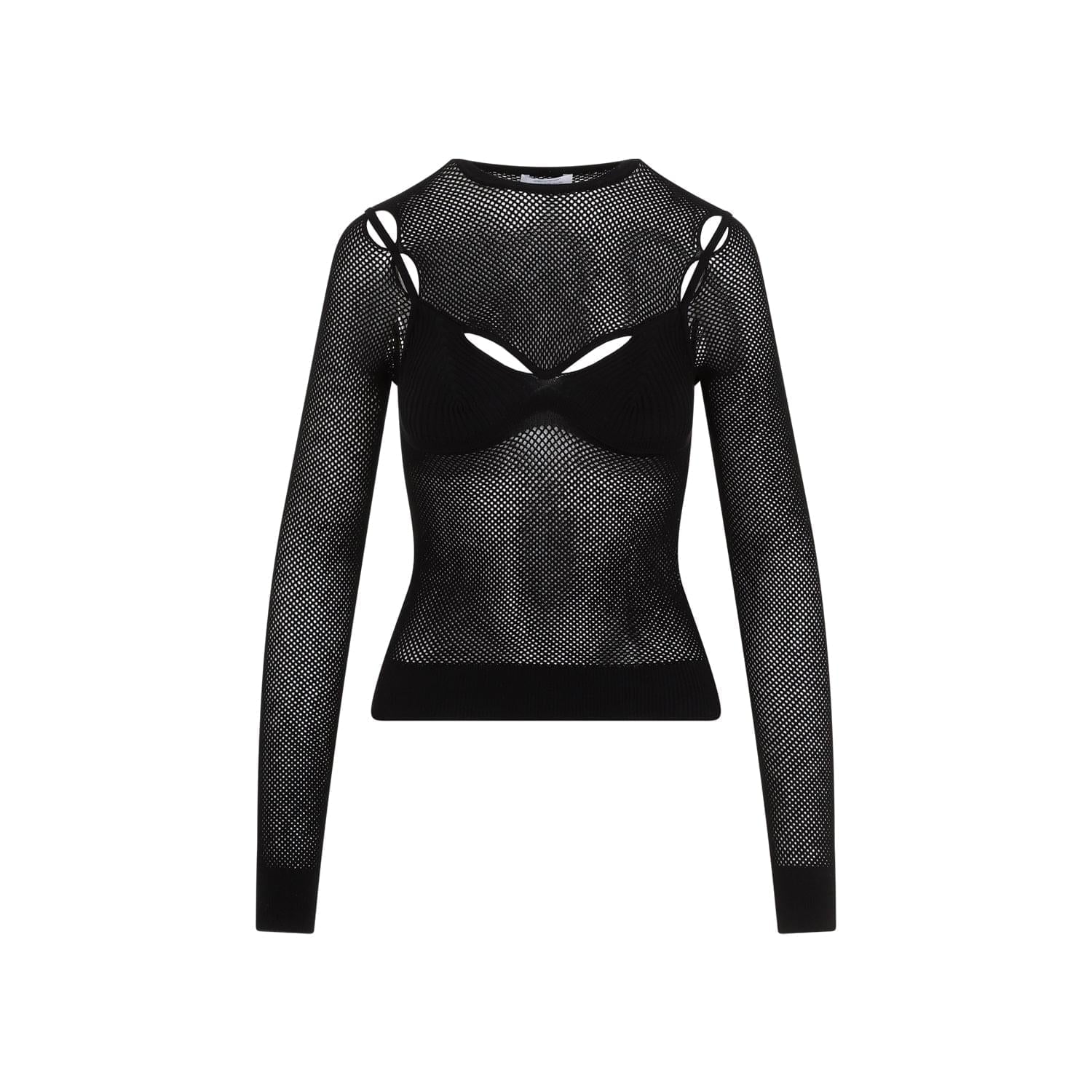 Off White Net Arrow Bralette Top Women