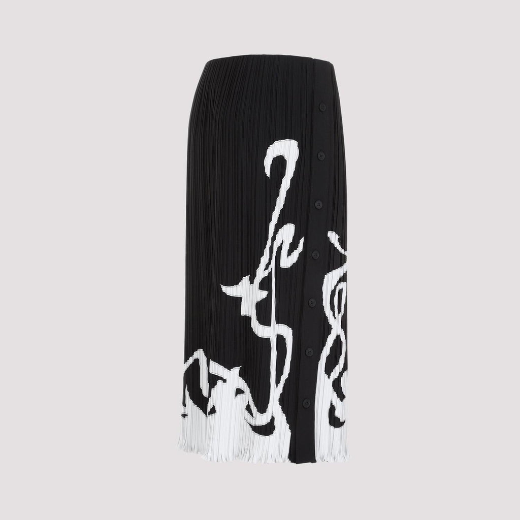 Lanvin Pleated Long Skirt Women