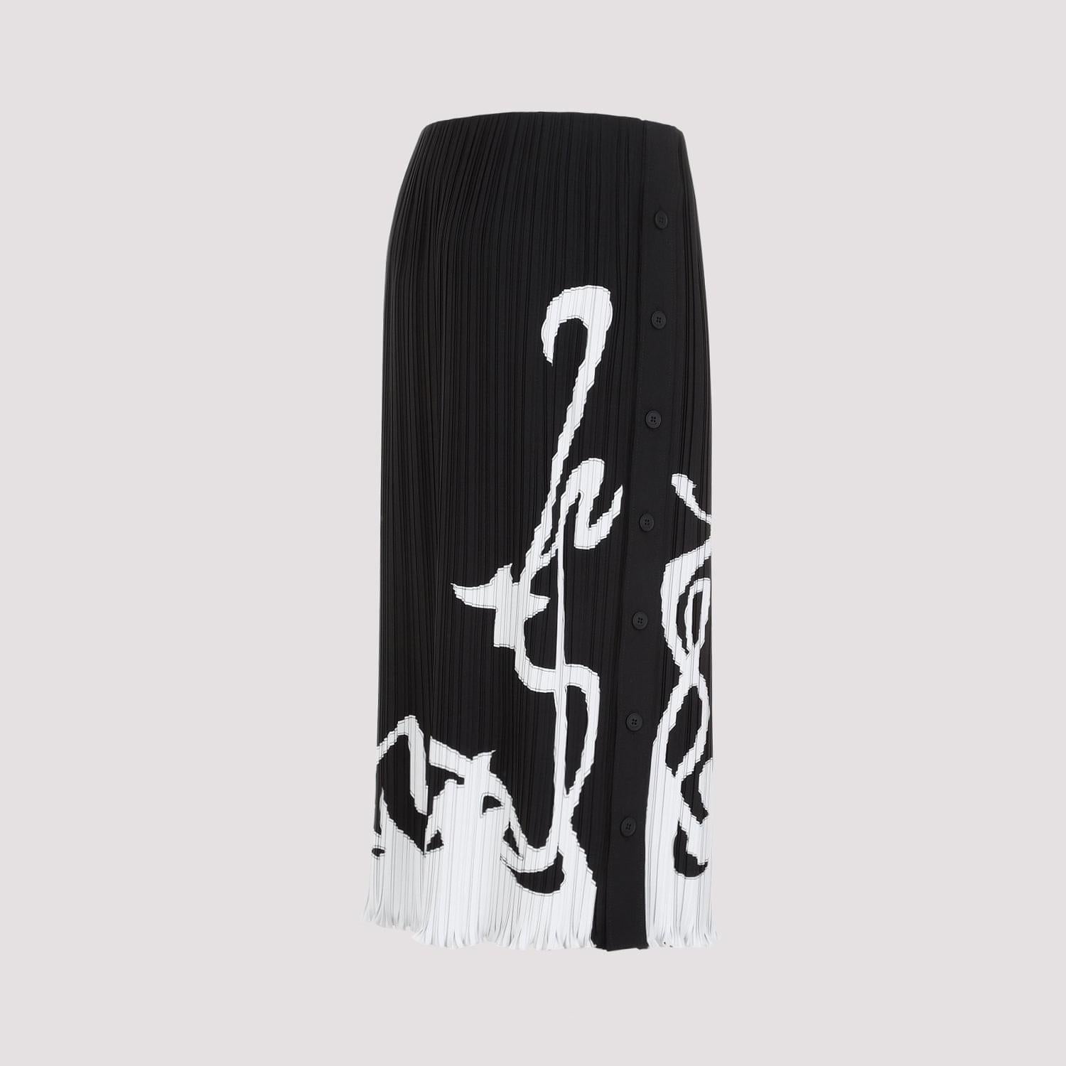 Lanvin Pleated Long Skirt Women