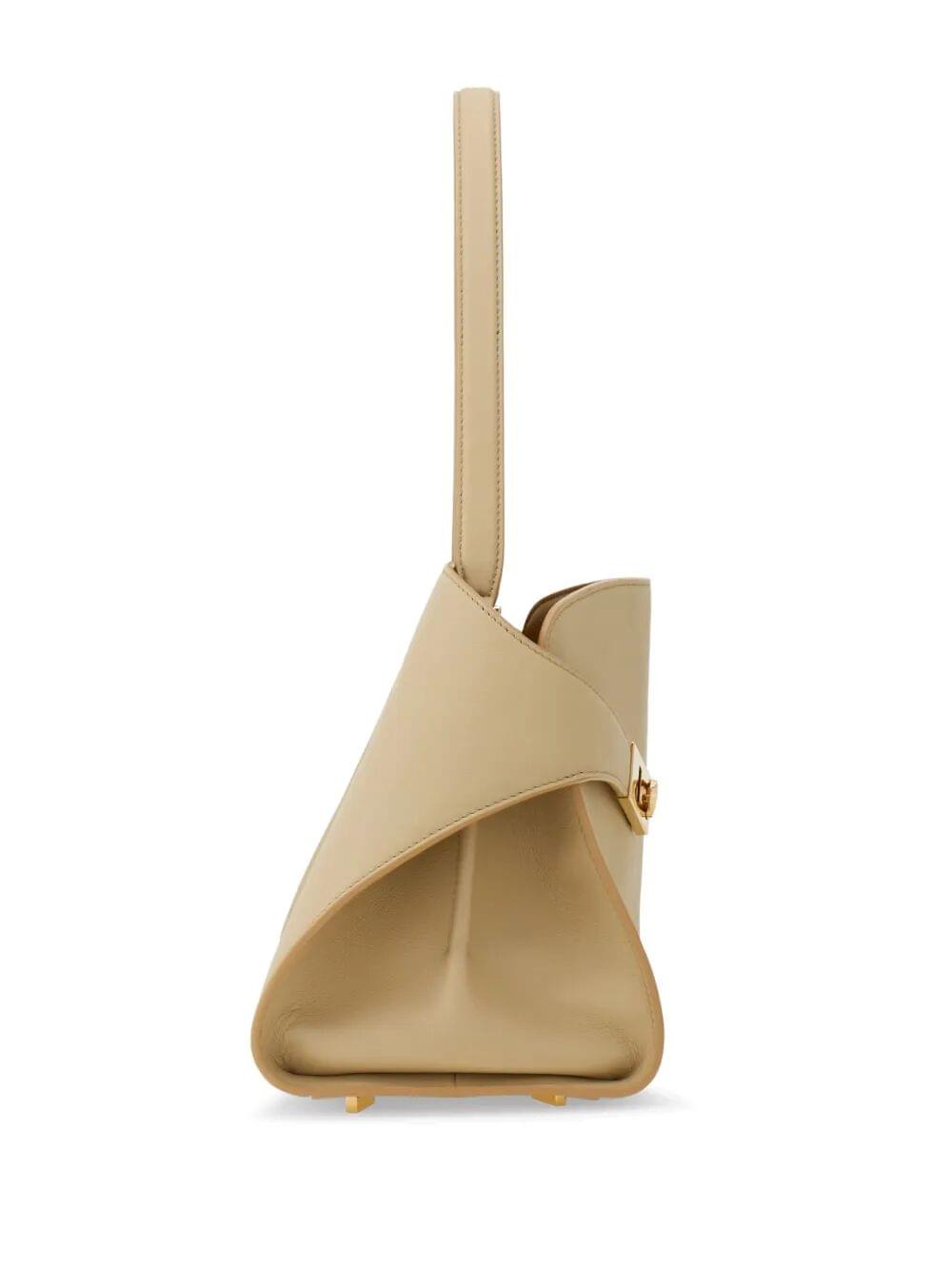 Ferragamo Women Hug Soft Medium Bicolor Shoulder Bag