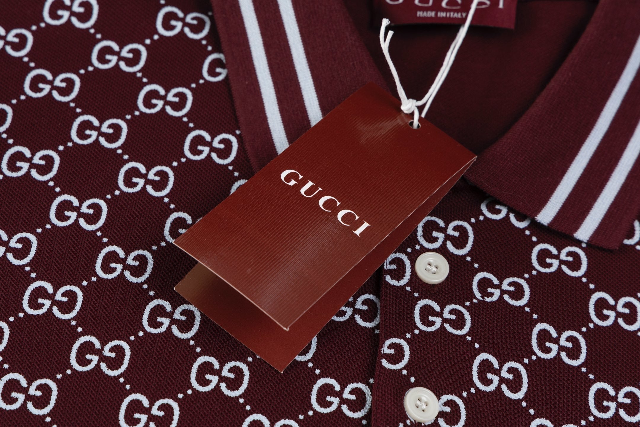 Gucci Collar T-Shirt - Premium Cotton Men's Tee
