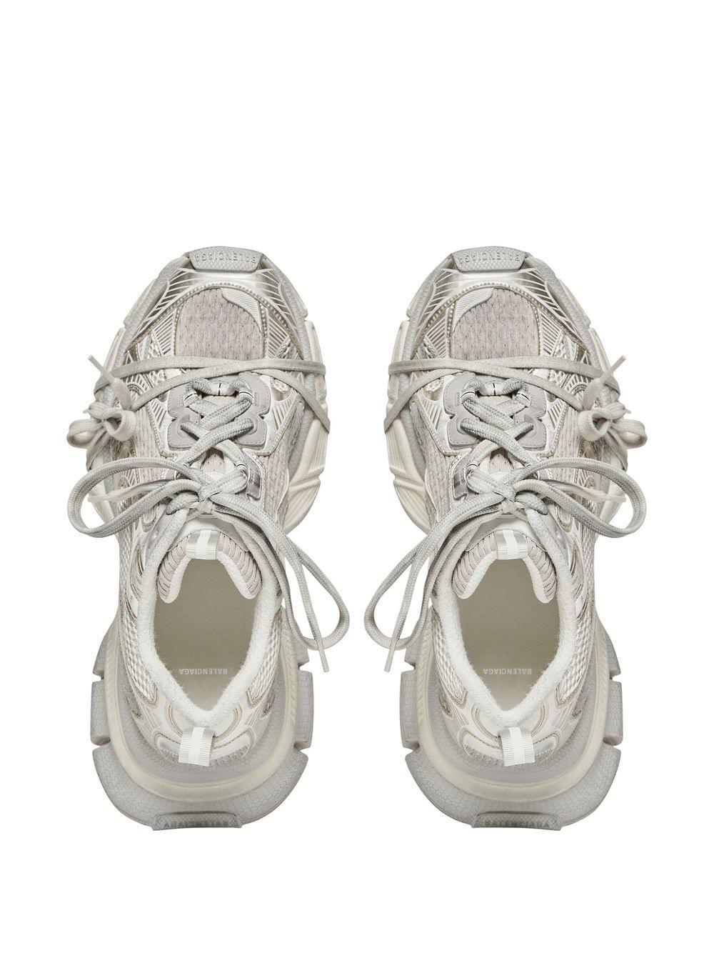 Balenciaga Women 3Xl Worn-Out Effect Mesh Sneakers