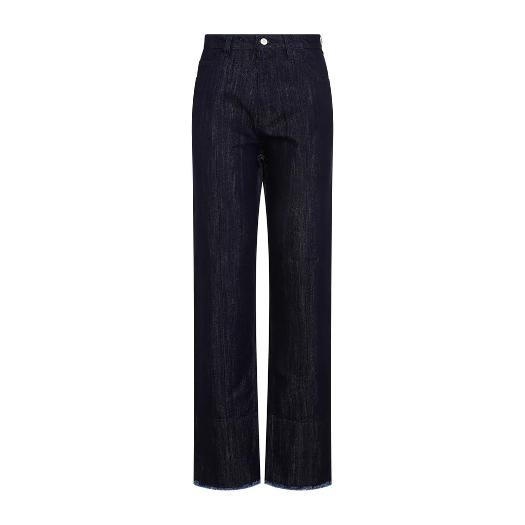Victoria Beckham Cropped High Waist Tapered Jeans Women