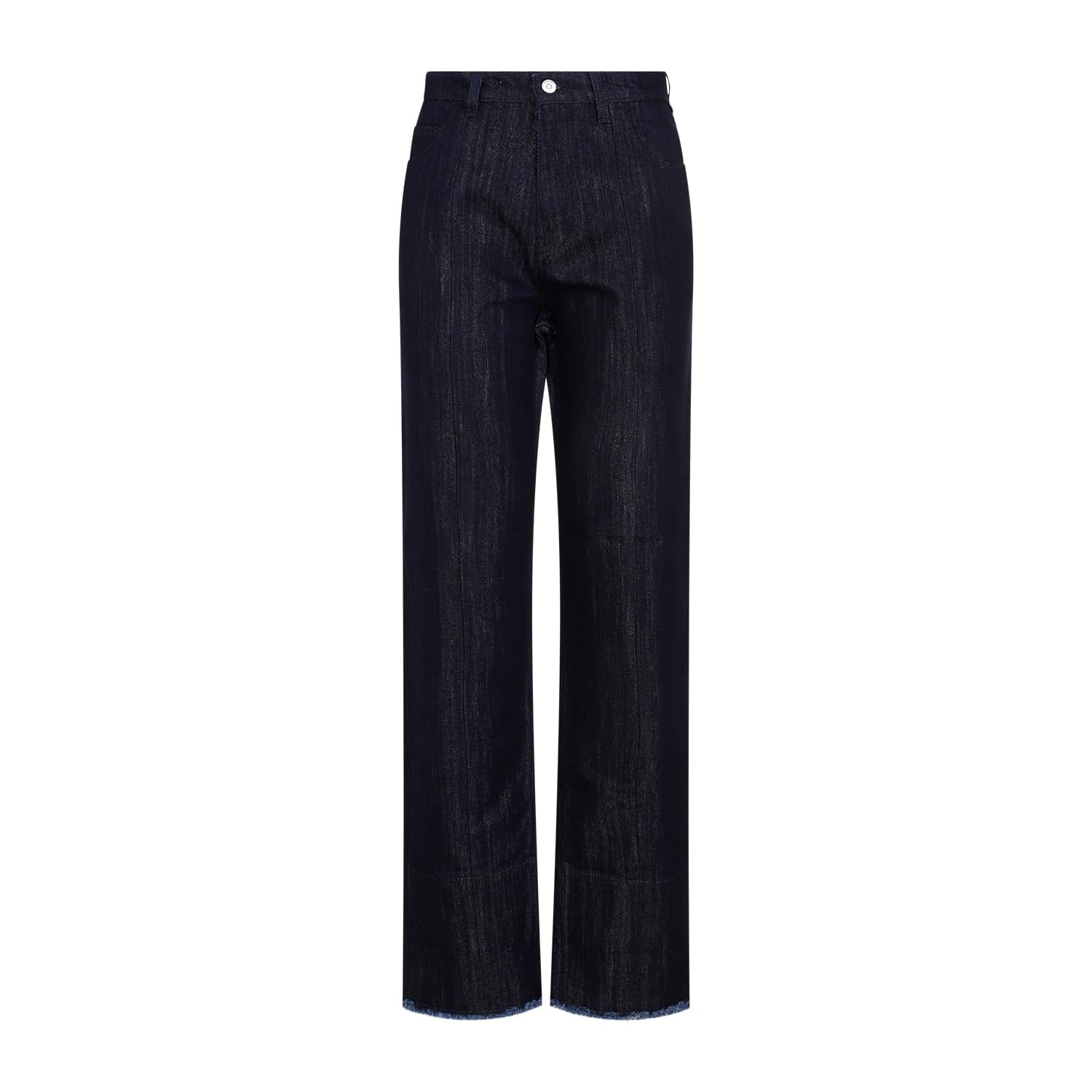 Victoria Beckham Cropped High Waist Tapered Jeans Women