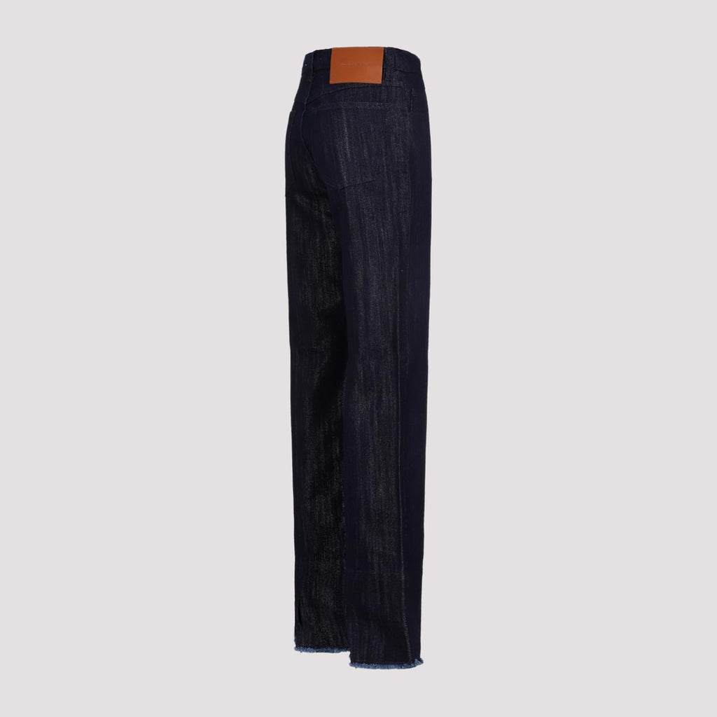 Victoria Beckham Cropped High Waist Tapered Jeans Women