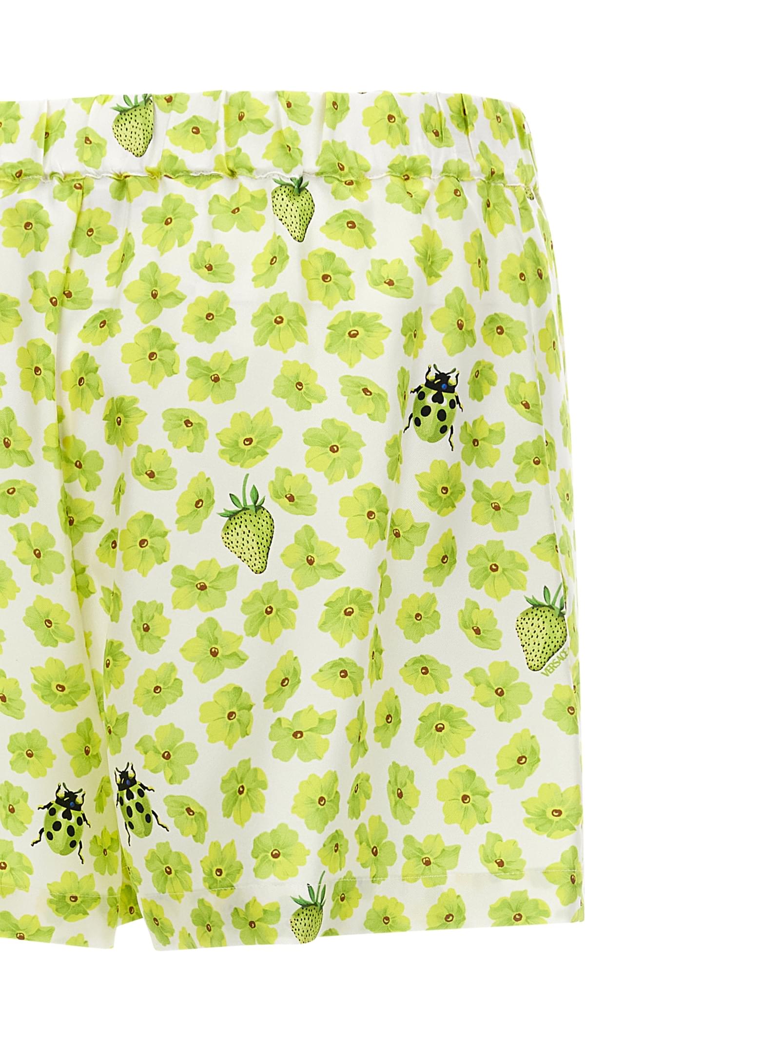 Versace Women 'Strawberry Garden' Shorts