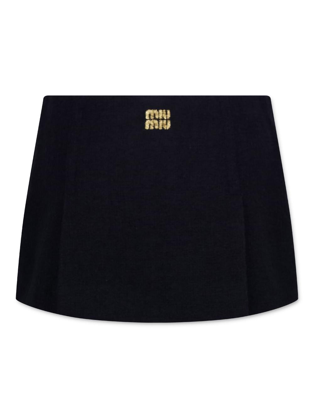Miu Miu Women Tweed Miniskirt