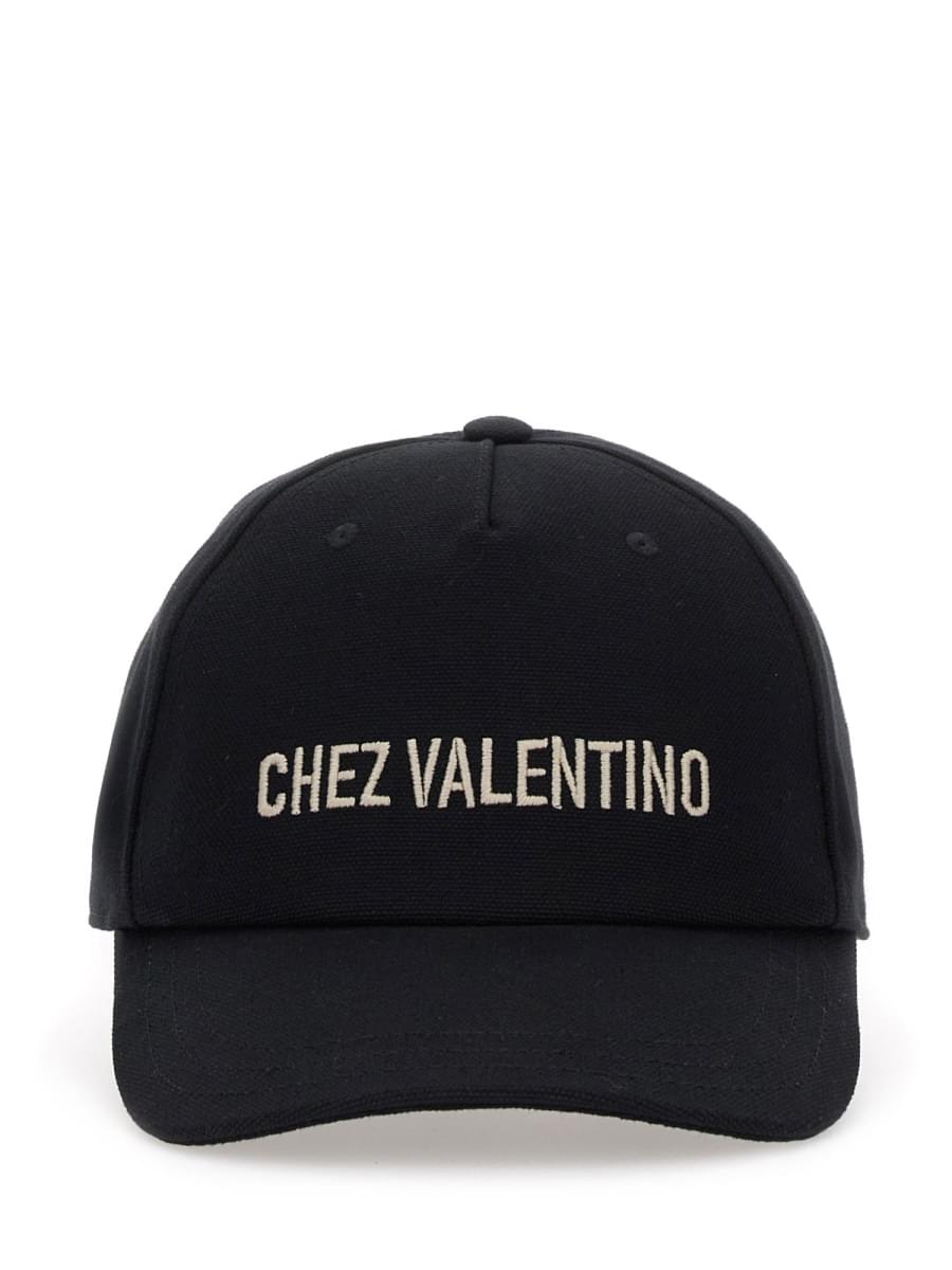 Valentino Garavani Men "Chez Valentine" Baseball Hat