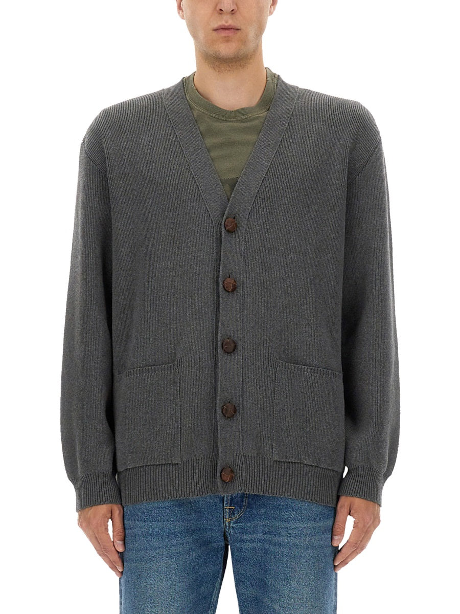 Golden Goose Men Logo Lapel Cardigan