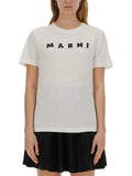 Marni Women Cotton T-Shirt With Logo