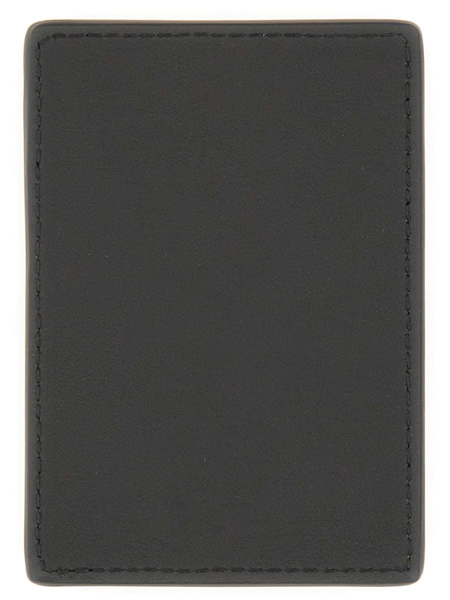 Alexander Mcqueen Men Magnetic Card Holder With Logo