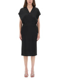 Stella Mccartney Women Midi Dress With Wing Sleeves