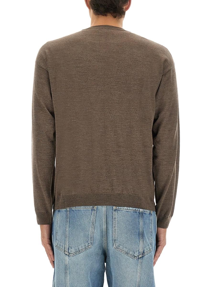 Moschino Men Wool And Silk Pullover