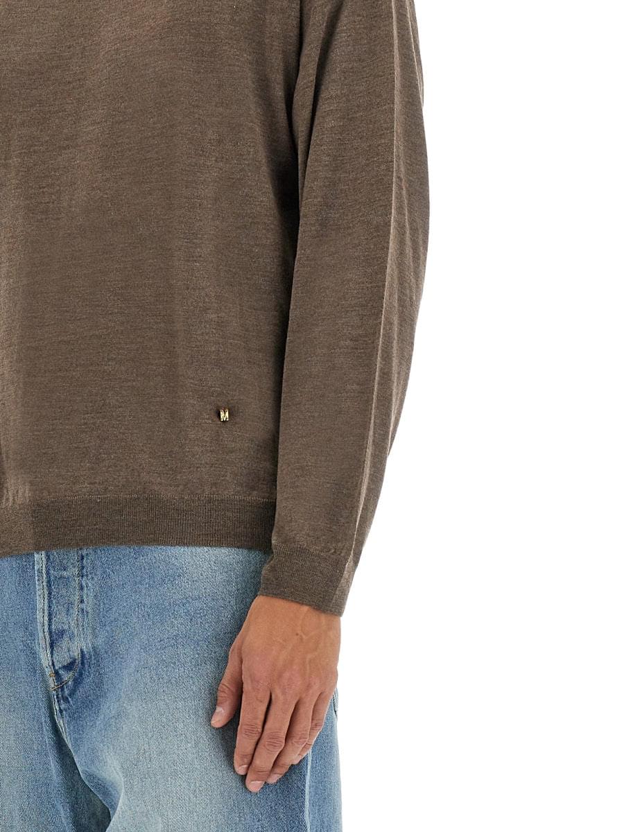 Moschino Men Wool And Silk Pullover