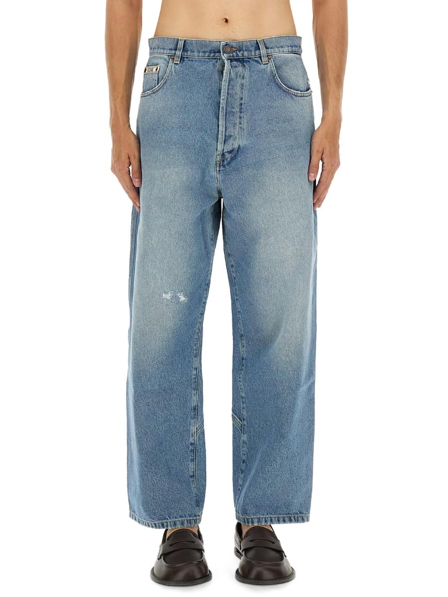 Moschino Men Cotton Denim Jeans
