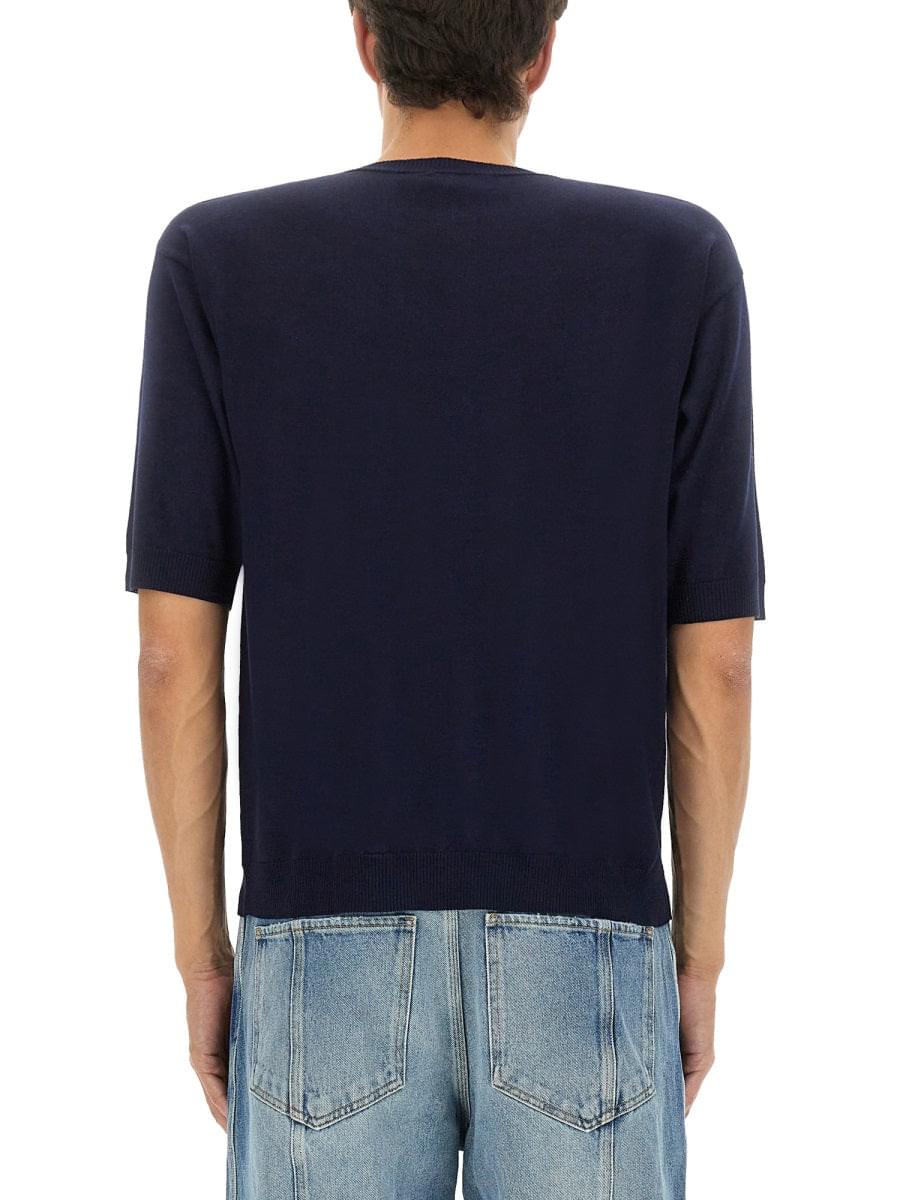 Moschino Men Wool And Silk Sweater