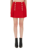 Balmain Women Wool Mini Skirt