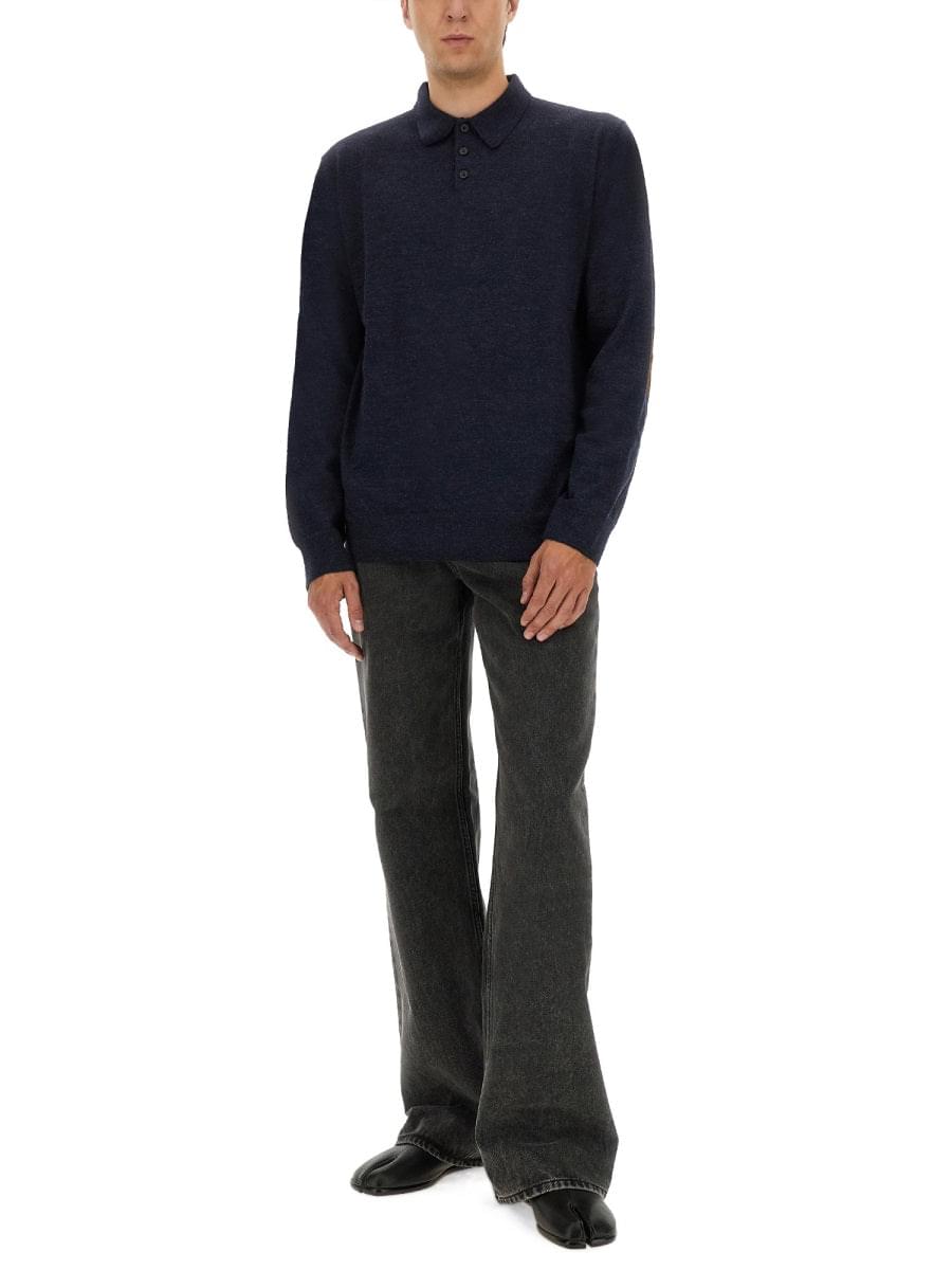 Maison Margiela Men Wool Polo.