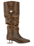 Ganni Women Slouchy Boot "Butterfly"