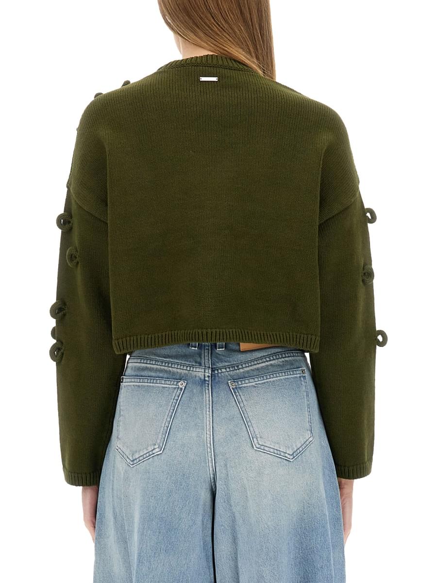 Jw Anderson Women Loop Cropped Jersey