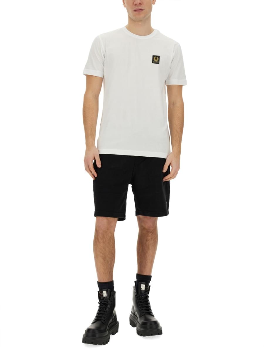 Belstaff Men T-Shirt With Logo Patch