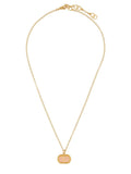 Valentino Garavani Women Brass And Enamel "Ovalette" Necklace