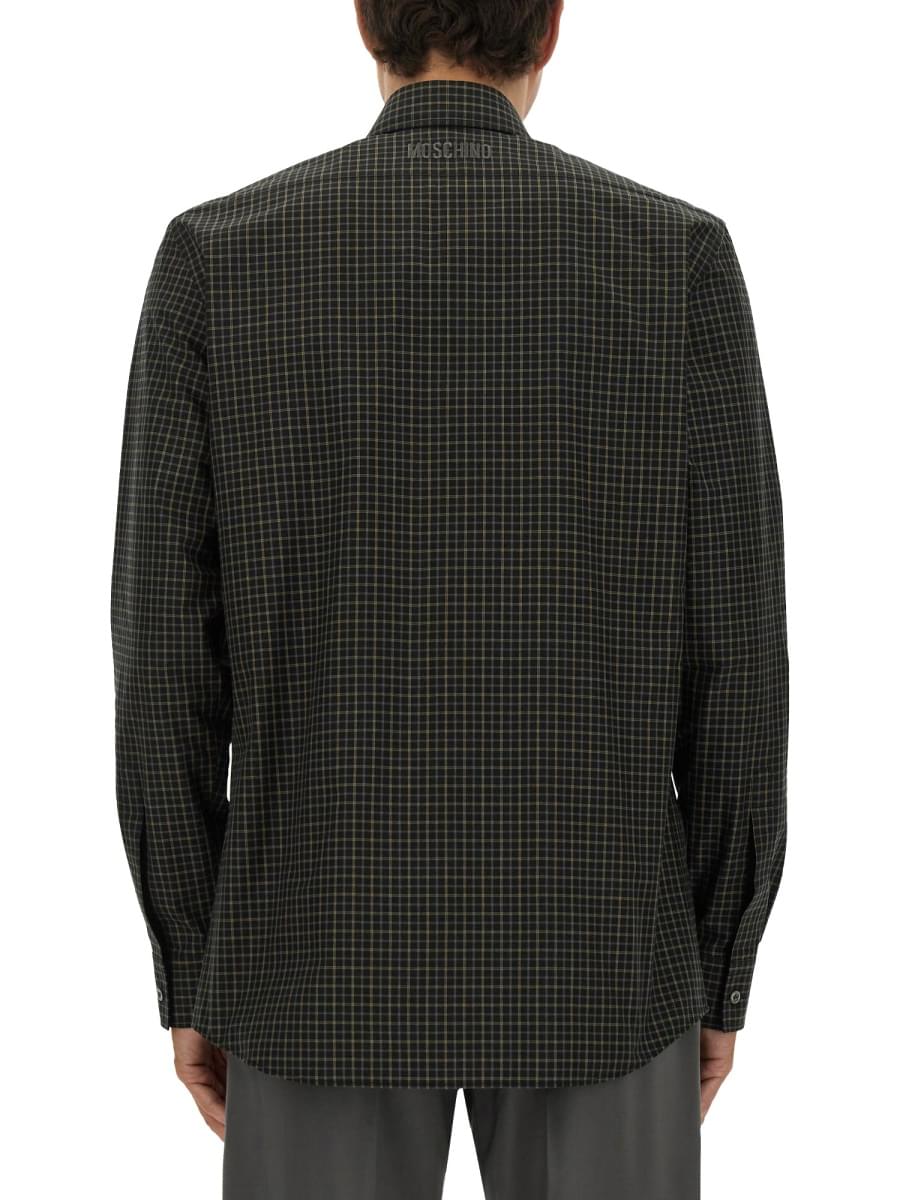 Moschino Men Shirt With Goose Embroidery