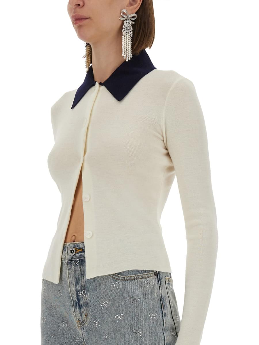 Self-Portrait Women Merino Wool Cardigan