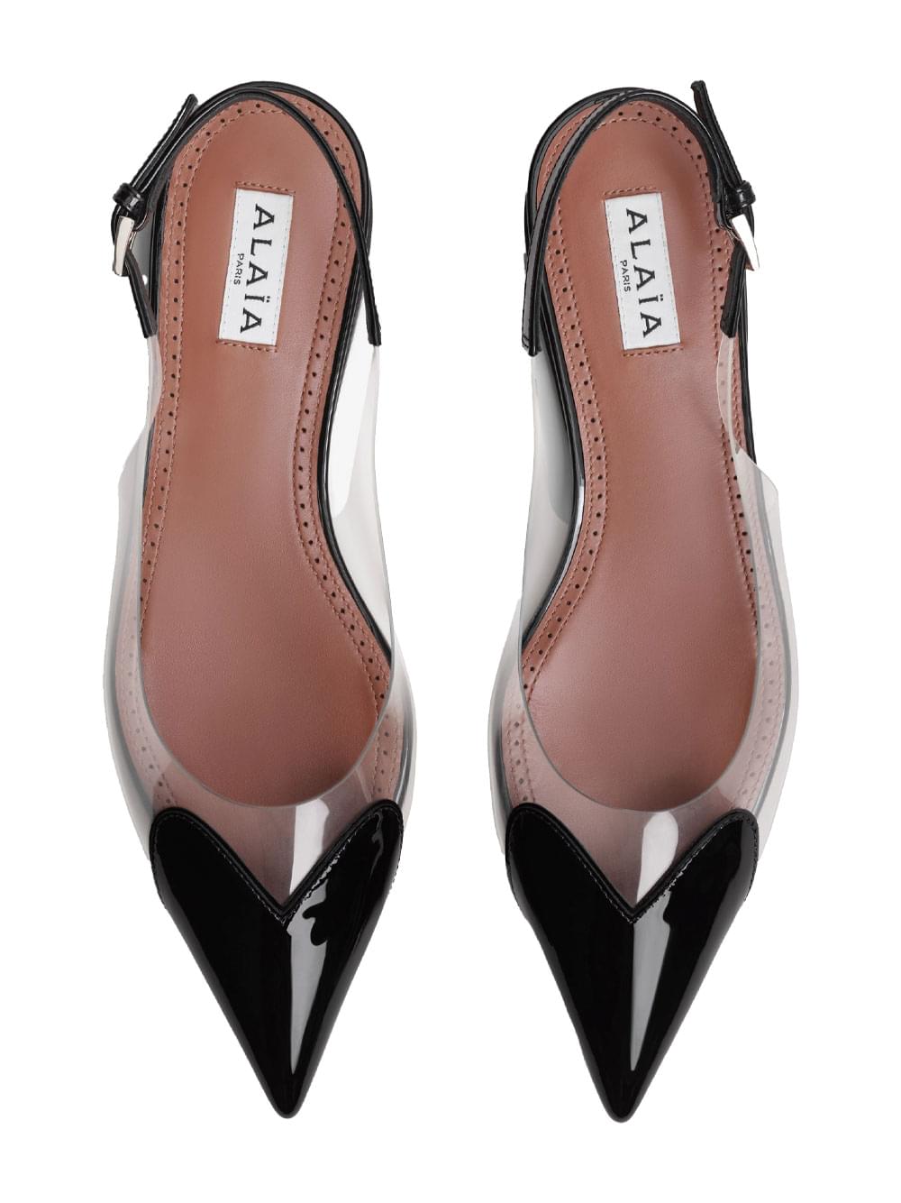 Alaia Women Le Cœur Flat Slingbacks
