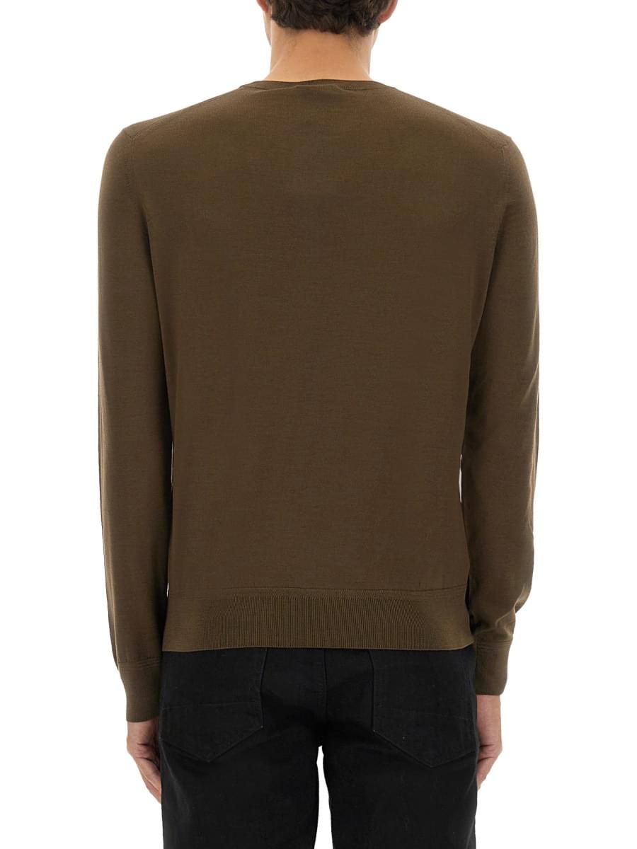 Tom Ford Men Fine Merino Virgin Wool Sweater
