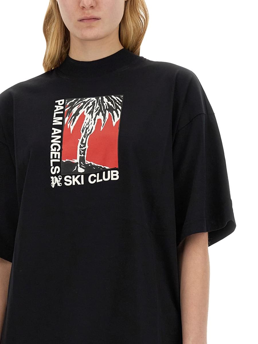 Palm Angels Women Palm Soft Fit T-Shirt Ski Club