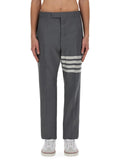 Thom Browne Men Classic Pants With Martingale