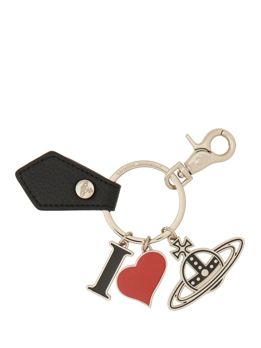 Vivienne Westwood Women "I Love Orb" Keychain