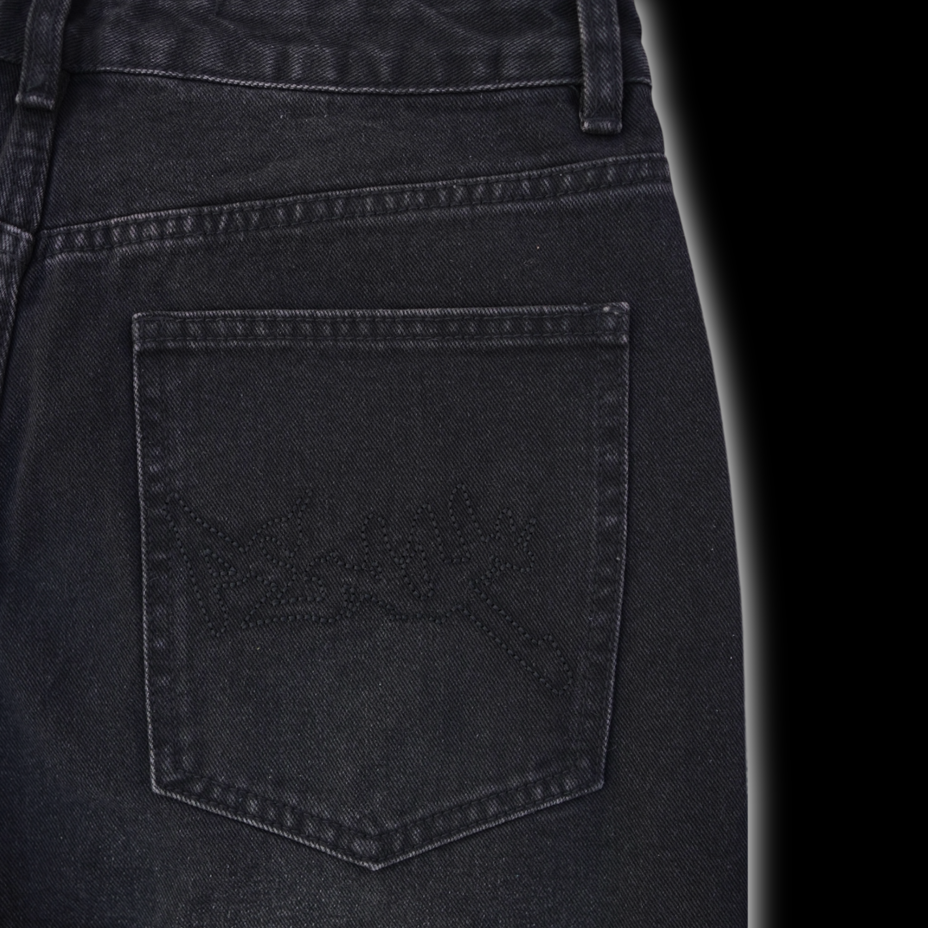 Peak Baggy Jorts - Black