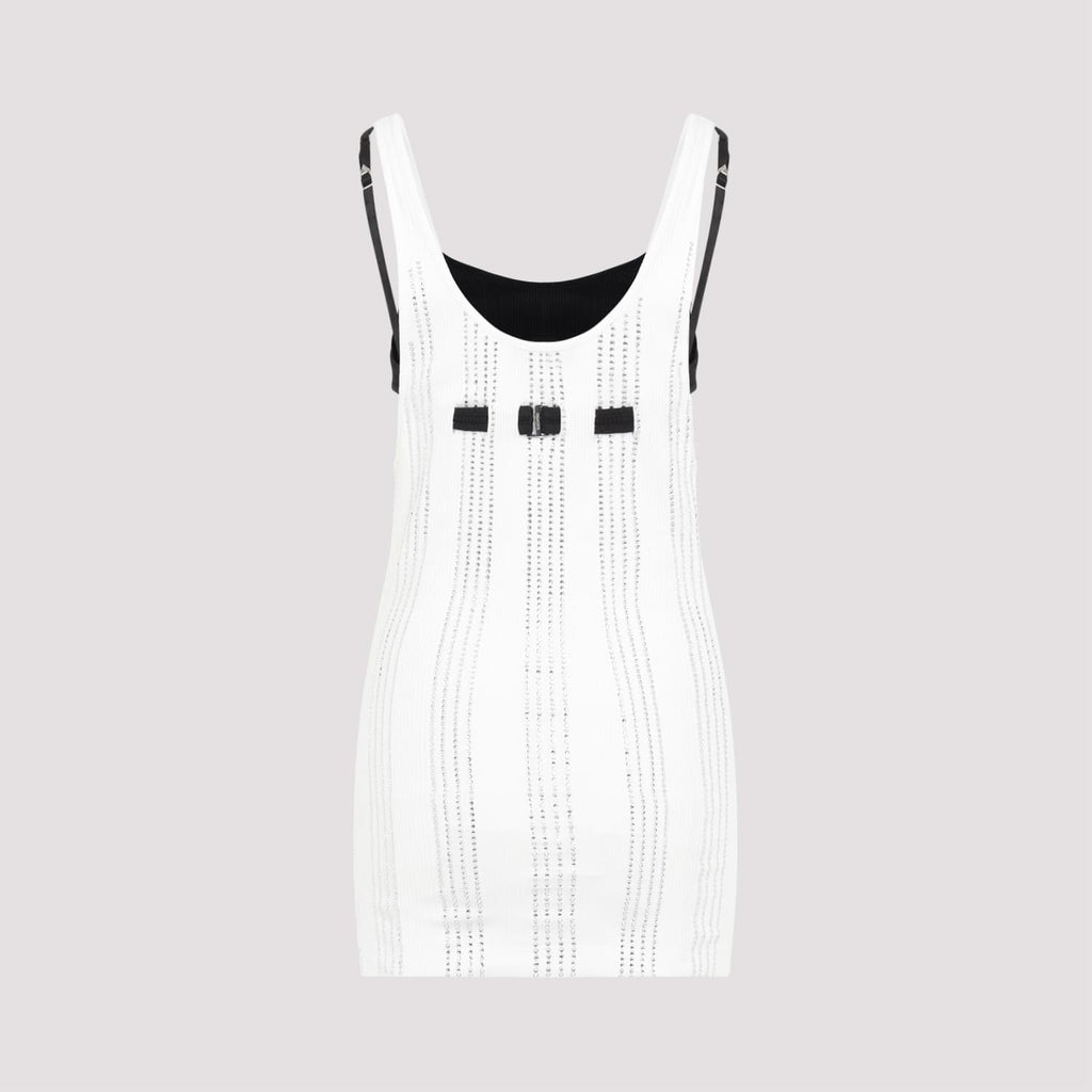The Attico Flat Ribbed Jersey Tank Top Women