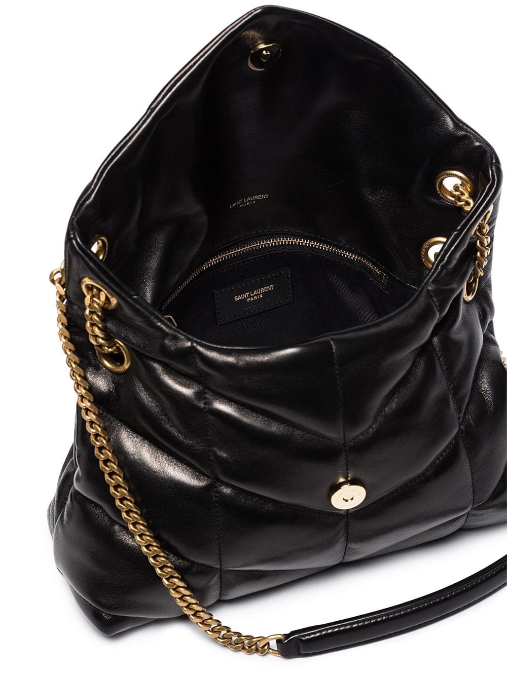 Saint Laurent Women Small Loulou Puffer Bag In Nappa Leather