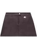 Courreges Women Minigonna Reedition Vinyl