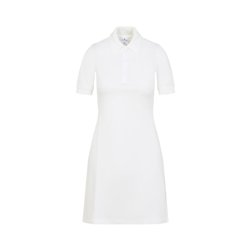 Courreges Piqué Polo Dress Women