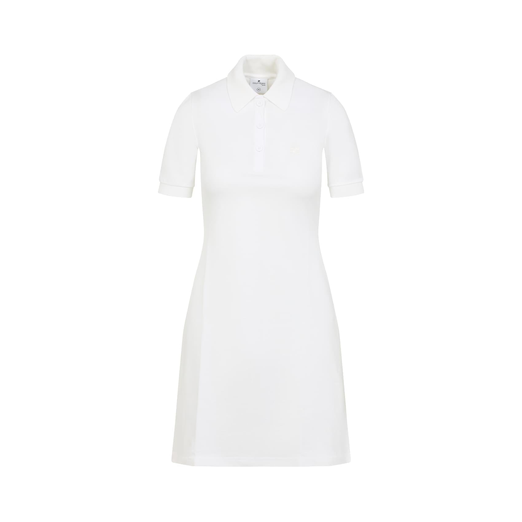 Courreges Piqué Polo Dress Women