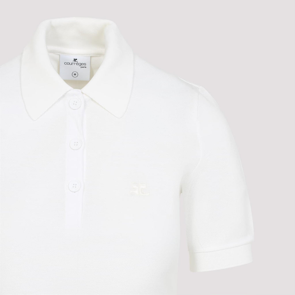 Courreges Piqué Polo Dress Women