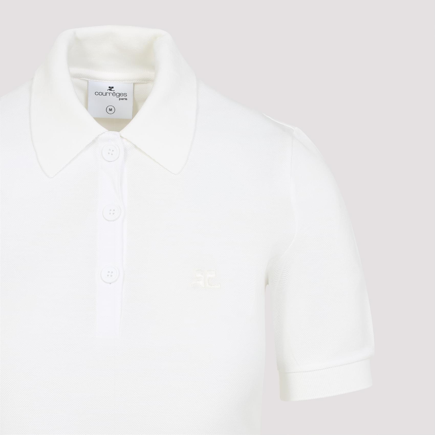 Courreges Piqué Polo Dress Women
