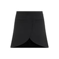 Courreges Ellipse Twill Mini Skirt Women