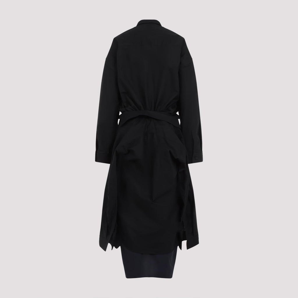 Balenciaga Maxi Patched Shirt Women