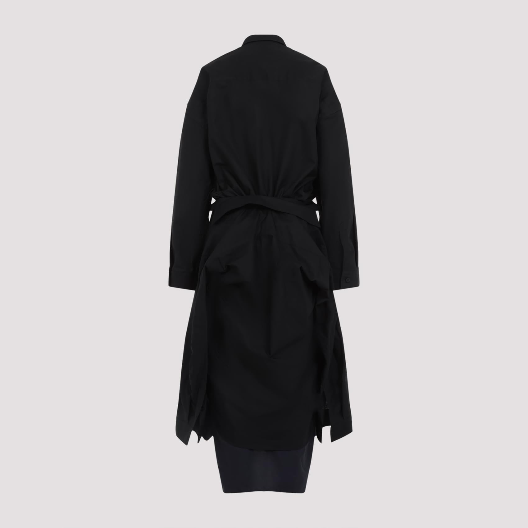 Balenciaga Maxi Patched Shirt Women