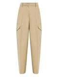 Givenchy Women Cotton And Wool Cocoon Trousers With Pockets