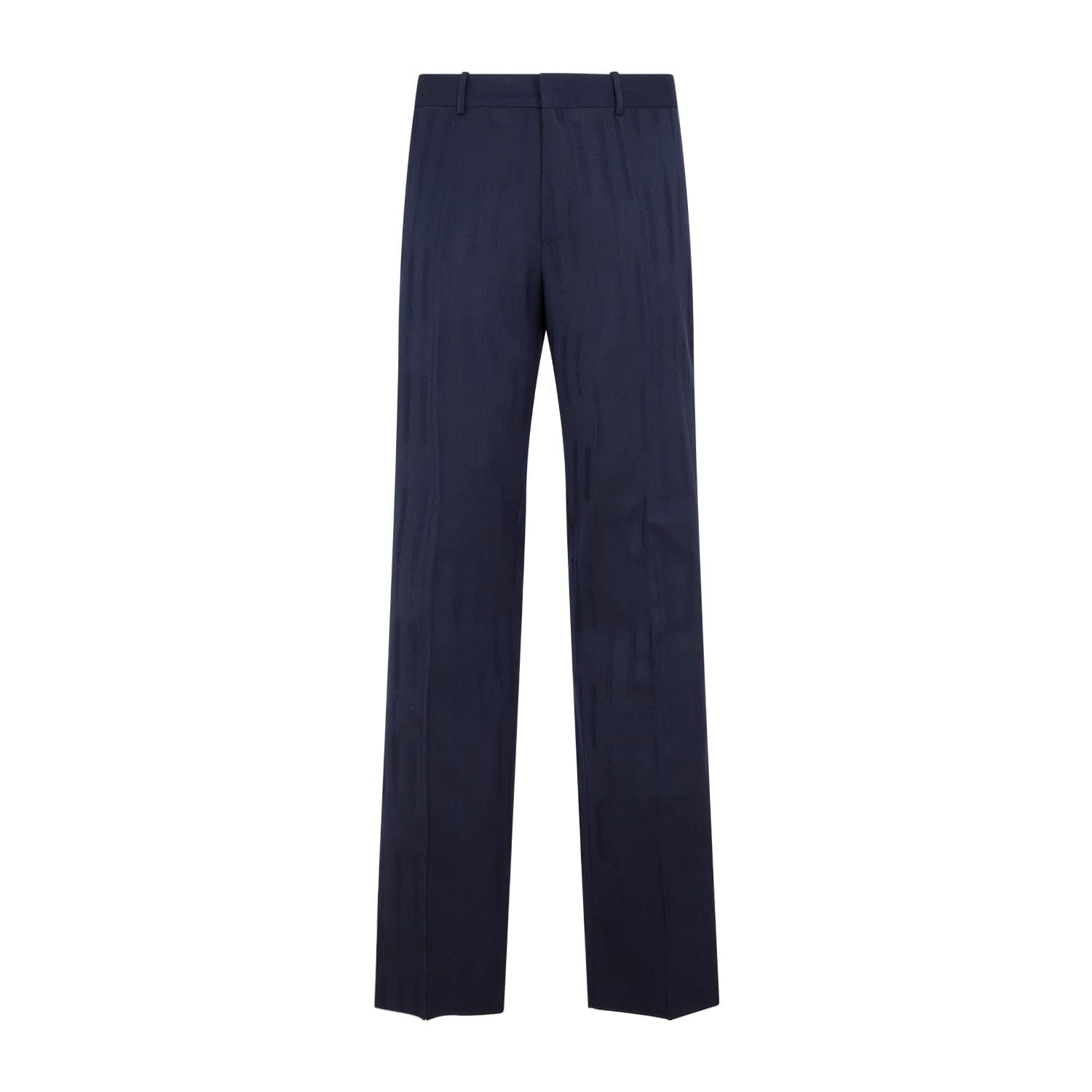 Off White Shibori Jacquard Slim Pant Men