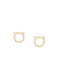 Ferragamo Women Gancini Crystals Earrings - L