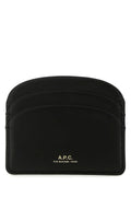 A.P.C. Women Black Leather Card Holder
