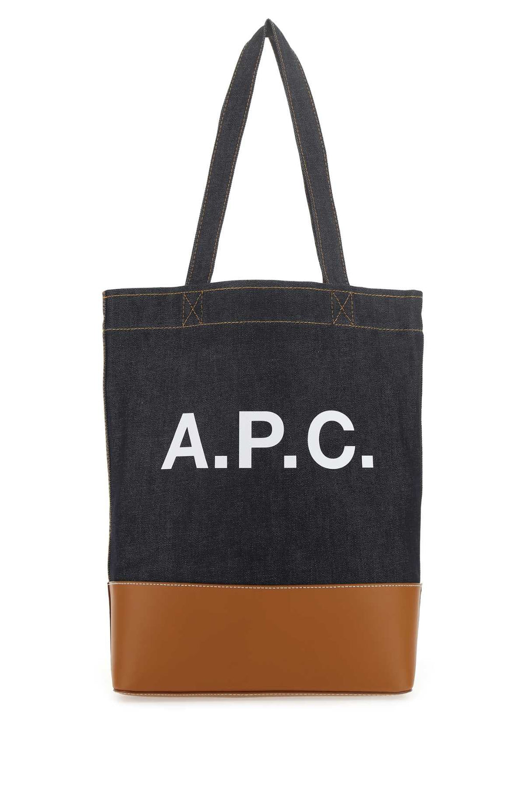 A.P.C. Men Dark Blue Denim Cohlo Handbag