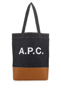 A.P.C. Men Dark Blue Denim Cohlo Handbag